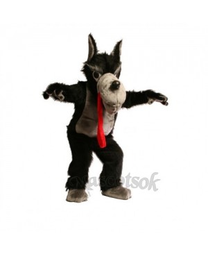 Cute Wolf Mascot Costume