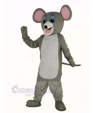 Light Gray Mouse Mascot Costume Adult