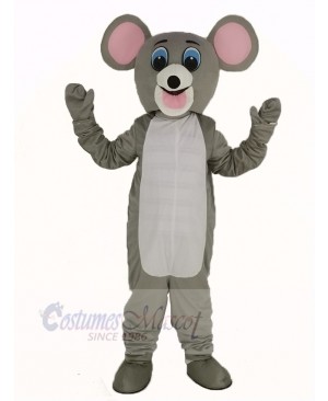 Light Gray Mouse Mascot Costume Adult