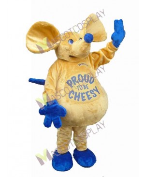 High Quality Adult Cute Mouse with Big Belly Mascot Costume