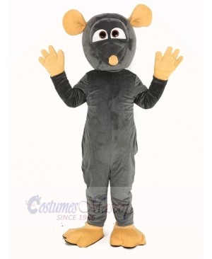 Grey Rat with Big Eyes Mascot Costume Animal