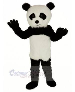 Long-haired Panda Mascot Costume Animal