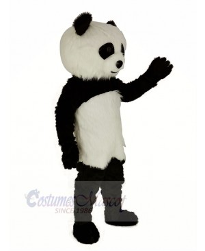 Long-haired Panda Mascot Costume Animal