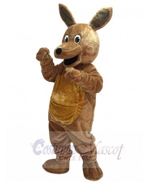 Long Hair Brown Kangaroo Mascot Costume Animal