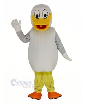 White Duck Mascot Costume Animal