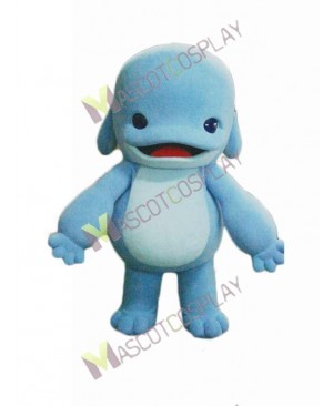 High Quality Adult Blue Dolphin Mascot Costume