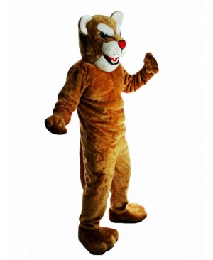 New Power Leopard Panther Cat Cougar Mascot Costume