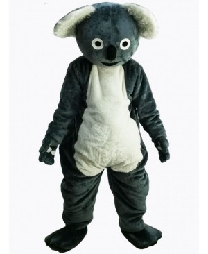 Cute Gray Koala Mascot Costume