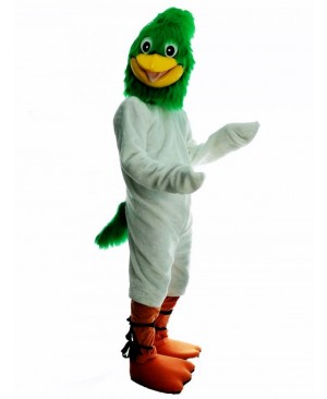 Green Roadrunner Mascot Costume