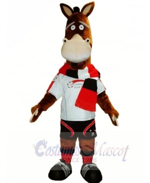 Cute Adult Horse Mascot Costumes Animal