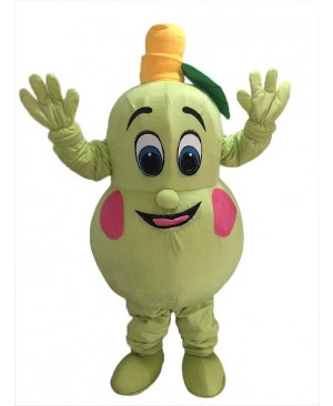 Fresh Pear Mascot Costume Fruit