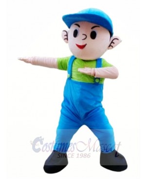 High Quality Happy Schoolboy Mascot Costume