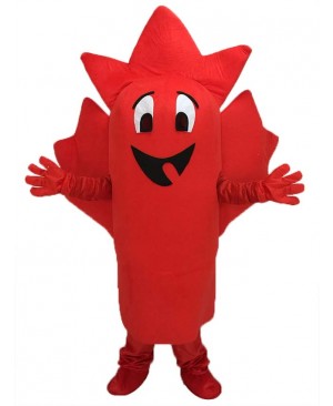 Red Maple Leaf Mascot Costume