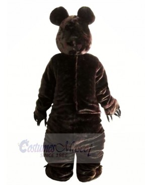 Gentle Brown Bear Mascot Costumes Adult