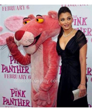Pink Panther Mascot Character Costume Fancy Dress Outfit