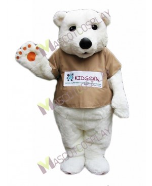 High Quality Adult Polar Bear Mascot Costume