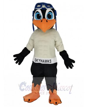 Skyhawk mascot costume