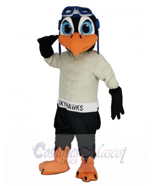 Skyhawk mascot costume