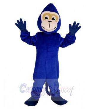 Blue Gorilla Monkey Mascot Costume Animal