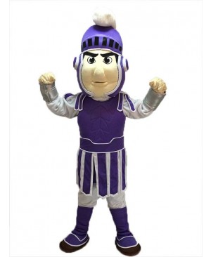 Hot Sale Adorable Realistic New Purple Spartan Trojan Knight Sparty Mascot Costume Custom Fancy Costume Carnival Cosplay