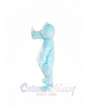 Blue Lightweight Rhinoceros Mascot Costumes