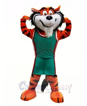 Sport School Tiger Mascot Costume 