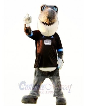 Sussex Cricket Gray Shark Mascot Costume 