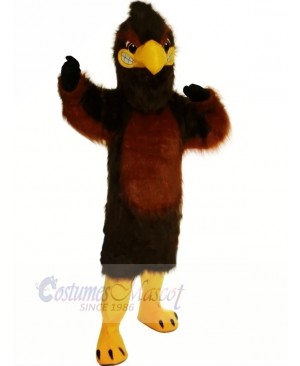 Majestic Brown Hawk Mascot Costumes Cartoon