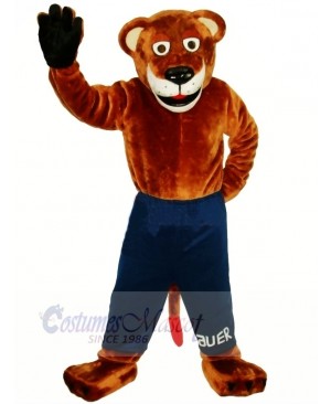 Funny Strong Leopard Mascot Costumes Adult