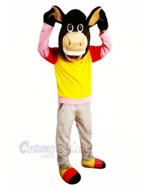 New Donkey Mascot Costumes Cartoon	