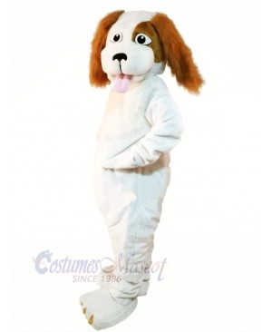 White Wizard Dog Mascot Costumes Cartoon