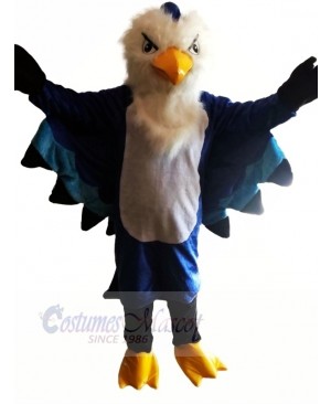 Fierce Blue Eagle Mascot Costumes Cartoon