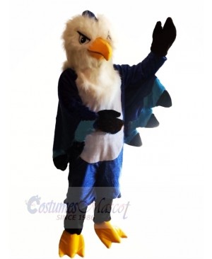 Fierce Blue Eagle Mascot Costumes Cartoon