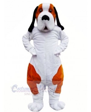 Brown and White Bernard Dog Mascot Costumes Animal
