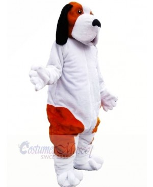 Brown and White Bernard Dog Mascot Costumes Animal
