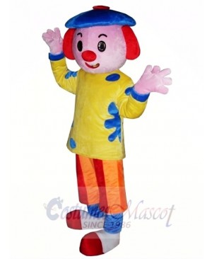 Cute Clown Mascot Costume