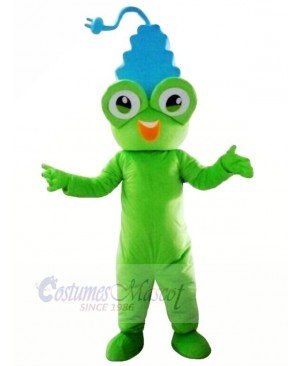 Cute Frog Plug Mascot Costumes Cartoon