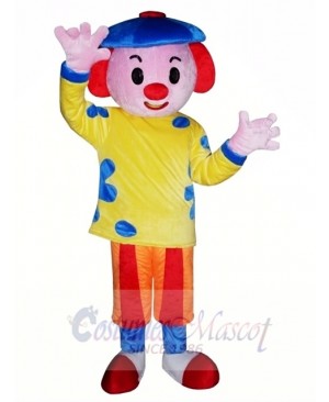 Cute Clown Mascot Costume