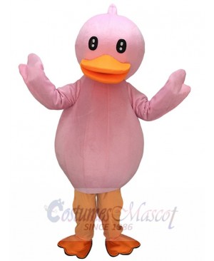 Pink Duck Mascot Costume Pinky Ducky Mascot Costume