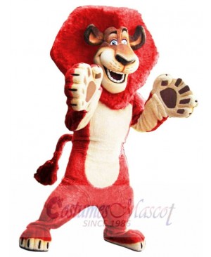 Alex The Lion mascot costume