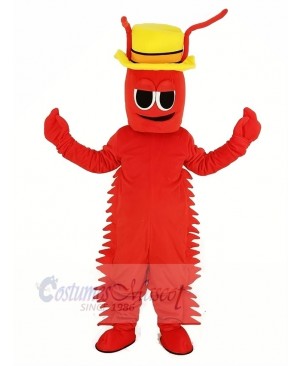 Red Conrad Crawdad Mascot Costume