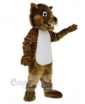 Brown Cougar Paws Mascot Costume Animal