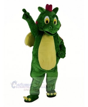 Green Fly Dragon Mascot Costume Adult