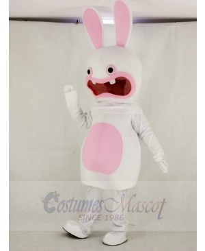 Funny Rayman Raving Rabbit Mascot Costume Cartoon	
