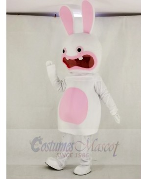 Funny Rayman Raving Rabbit Mascot Costume Cartoon	