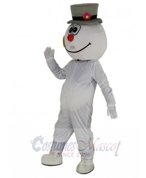 High Quality Frosty Snowman Mascot Costume Cartoon