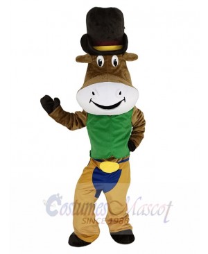 Cowboy Ox Cattle mascot costume