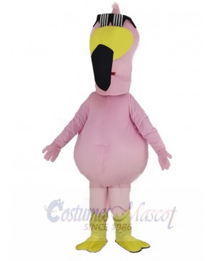 Pink Flamingo Bird Mascot Costume Animal