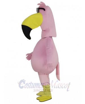 Pink Flamingo Bird Mascot Costume Animal