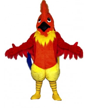 High Quality Red Rooster Mascot Costume